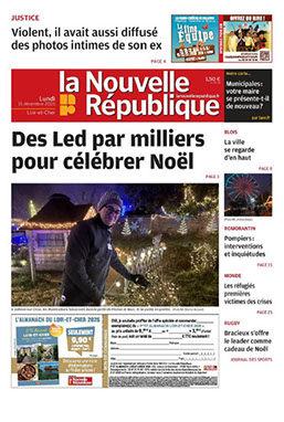 Intitulé « Florian partage une féerie de lumières à Chouzy-sur-Cisse », l’article met en avant la transformation de notre jardin