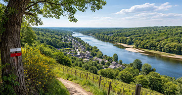Étape GR3 entre Blois et Amboise – Hébergement pèlerins Saint-Jacques (Les Hôtes de Chouzy)