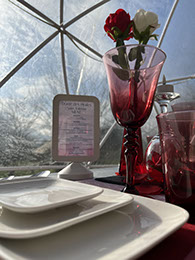 Notre Menu pour Paques dans le Dôme des Etoiles - 2025