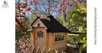 Kota finlandaise proche d’Amboise, idéale pour une nuit romantique à deux dans le Val de Loire