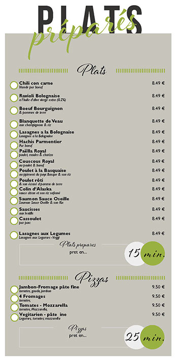 Carte et menus sur place aux Hôtes de Chouzy – Blois, Chaumont-sur-Loire, Val de Loire